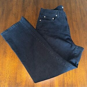 Levi’s Black Denim 550 Relaxed Bootcut Jeans Size 18‎